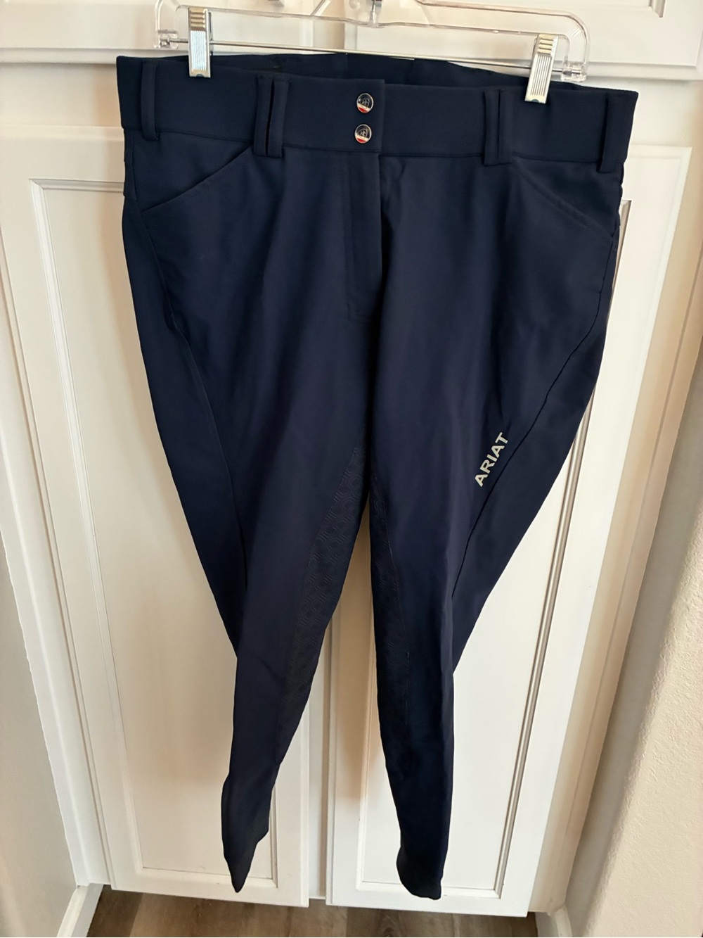 Ariat women 34R Navy Blue Riding Breeches - Picture 3 of 6